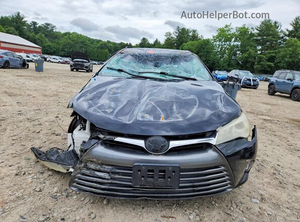 4T1BD1FK0HU205510 2017 TOYOTA CAMRY Black Front view