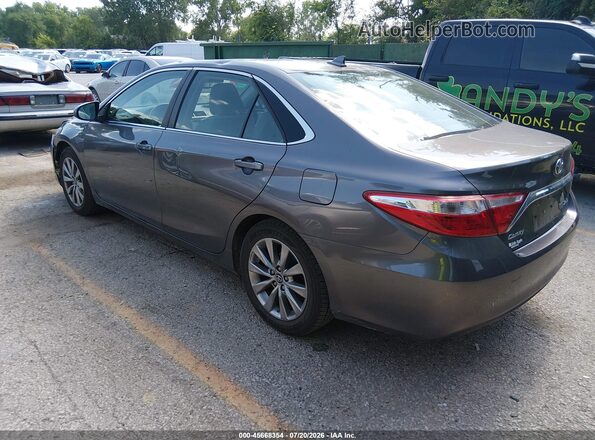 4T1BD1FK2GU197943 2016 TOYOTA CAMRY HYBRID Gray Задня ліва чверть