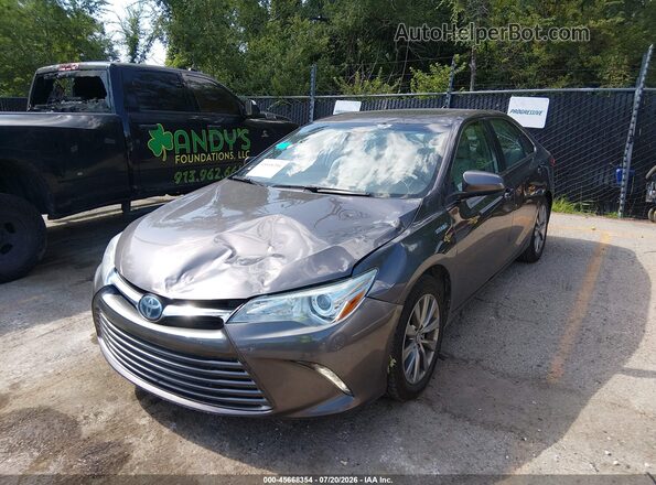 4T1BD1FK2GU197943 2016 TOYOTA CAMRY HYBRID Gray Вид спереду