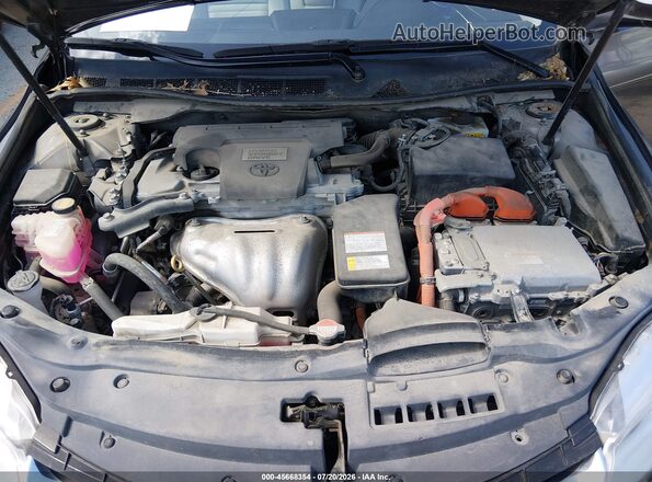 4T1BD1FK2GU197943 2016 TOYOTA CAMRY HYBRID Gray Вид ззаду
