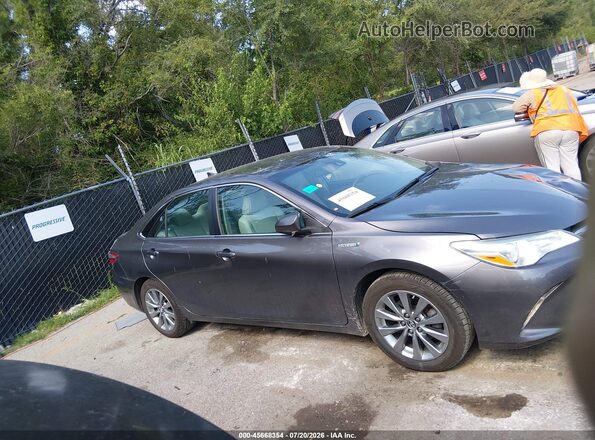 4T1BD1FK2GU197943 2016 TOYOTA CAMRY HYBRID Gray Вид задньої частини салону