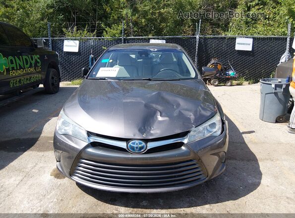 4T1BD1FK2GU197943 2016 TOYOTA CAMRY HYBRID Gray Вид щитка приладів