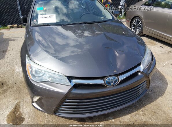 4T1BD1FK2GU197943 2016 TOYOTA CAMRY HYBRID Gray 