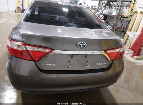 4T1BD1FK3GU200820 2016 TOYOTA CAMRY HYBRID Gray 