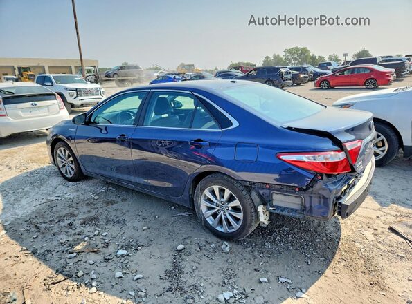 4T1BD1FK3HU201564 2017 TOYOTA CAMRY Blue Trasero izquierdo