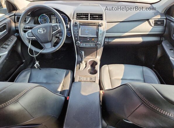 4T1BD1FK3HU201564 2017 TOYOTA CAMRY Blue Vista del salpicadero