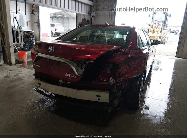 4T1BD1FK3HU214606 2017 TOYOTA CAMRY HYBRID Burgundy წინა ხედი