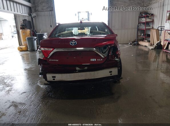 4T1BD1FK3HU214606 2017 TOYOTA CAMRY HYBRID Burgundy 