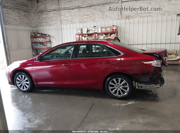 4T1BD1FK3HU214606 2017 TOYOTA CAMRY HYBRID Burgundy 