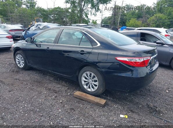 4T1BD1FK3HU226951 2017 TOYOTA CAMRY HYBRID Черный Задняя левая четверть