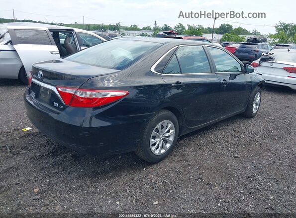 4T1BD1FK3HU226951 2017 TOYOTA CAMRY HYBRID Черный Задняя правая четверть