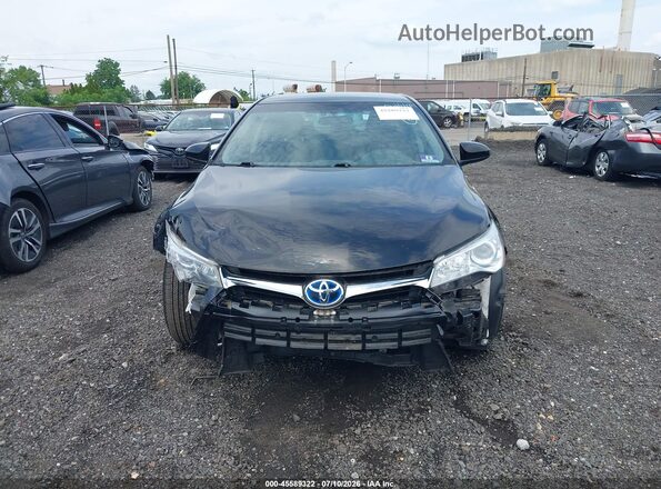 4T1BD1FK3HU226951 2017 TOYOTA CAMRY HYBRID Черный Вид щитка приборов