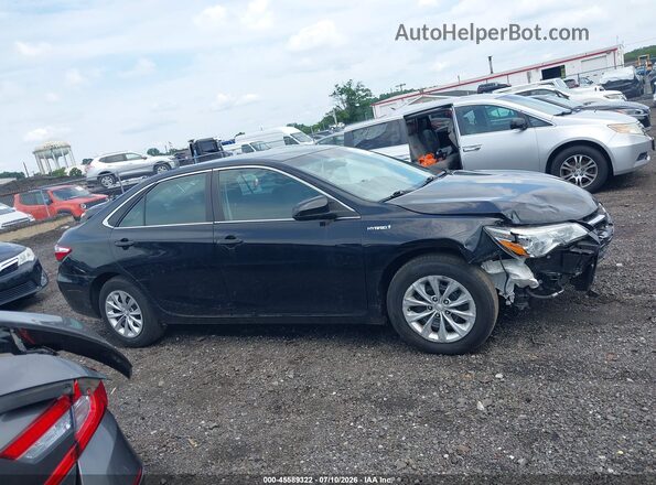 4T1BD1FK3HU226951 2017 TOYOTA CAMRY HYBRID Черный Вид задней части салона