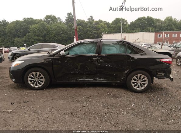 4T1BD1FK4GU178200 2016 TOYOTA CAMRY HYBRID Черный Вид задней части салона