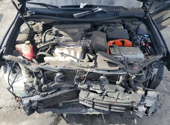 4T1BD1FKXHU222444 2017 TOYOTA CAMRY Black Rear interior view