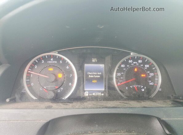 4T1BF1FK0GU167429 2016 TOYOTA CAMRY Серебряный Вид щитка приборов
