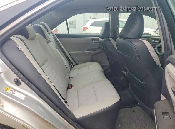 4T1BF1FK0GU167429 2016 TOYOTA CAMRY Серебряный Вид задних сидений