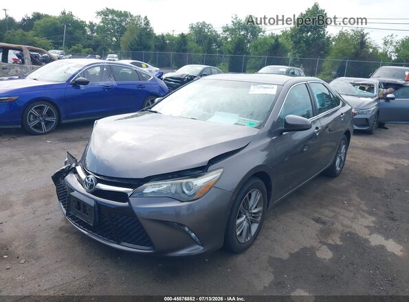 4T1BF1FK0GU196641 2016 TOYOTA CAMRY Gray Передня ліва чверть