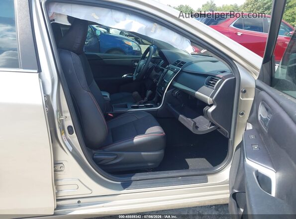 4T1BF1FK0GU264288 2016 TOYOTA CAMRY Champagne Front interior view