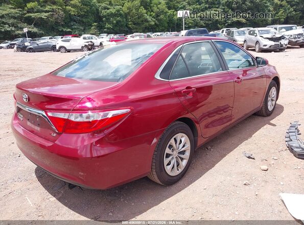 4T1BF1FK0GU504357 2016 TOYOTA CAMRY Red Задня права чверть
