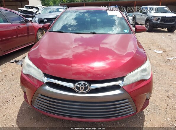 4T1BF1FK0GU504357 2016 TOYOTA CAMRY Red Вид щитка приладів