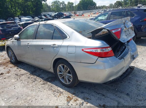4T1BF1FK0GU516119 2016 TOYOTA CAMRY Silver Задня ліва чверть