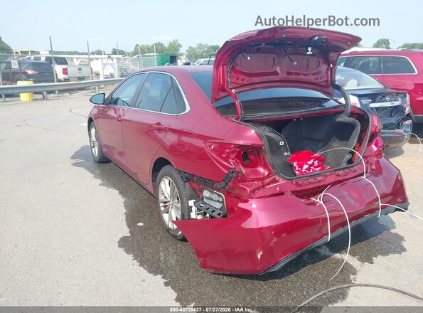 4T1BF1FK0GU526584 2016 TOYOTA CAMRY Red Trasero izquierdo