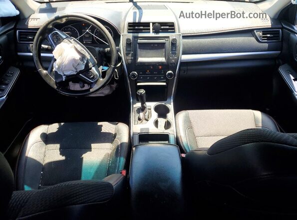 4T1BF1FK0GU597784 2016 TOYOTA CAMRY Black Առջևի վահանակի տեսք