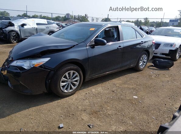 4T1BF1FK0HU287734 2017 TOYOTA CAMRY Black Vista tres cuartos delantera izquierda