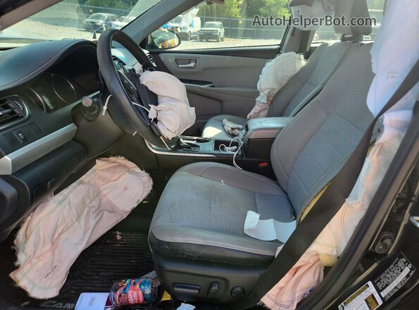 4T1BF1FK0HU293226 2017 TOYOTA CAMRY Black Вид салону спереду