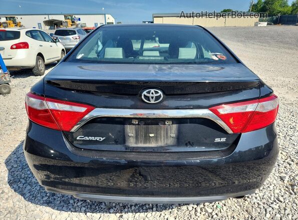 4T1BF1FK0HU293226 2017 TOYOTA CAMRY Black Вид ззаду