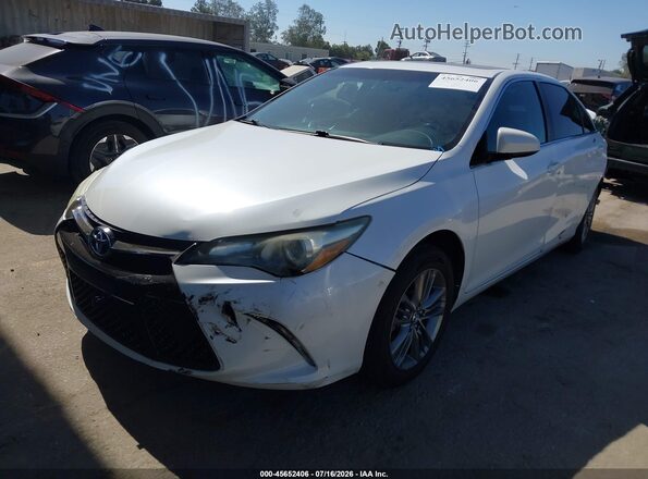 4T1BF1FK0HU302880 2017 TOYOTA CAMRY White Առջևի ձախ երեք քառորդ տեսարան
