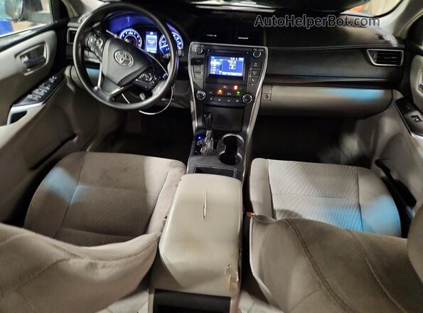 4T1BF1FK0HU394461 2017 TOYOTA CAMRY Black Առջևի վահանակի տեսք