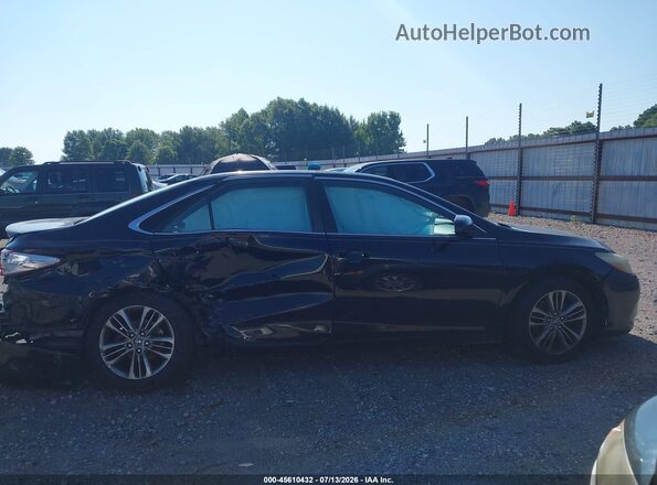 4T1BF1FK0HU696154 2017 TOYOTA CAMRY Black ხელსაწყოთა პანელის ხედი