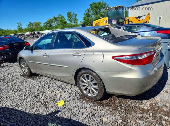 4T1BF1FK0HU713633 2017 TOYOTA CAMRY Бежевый Задняя левая четверть