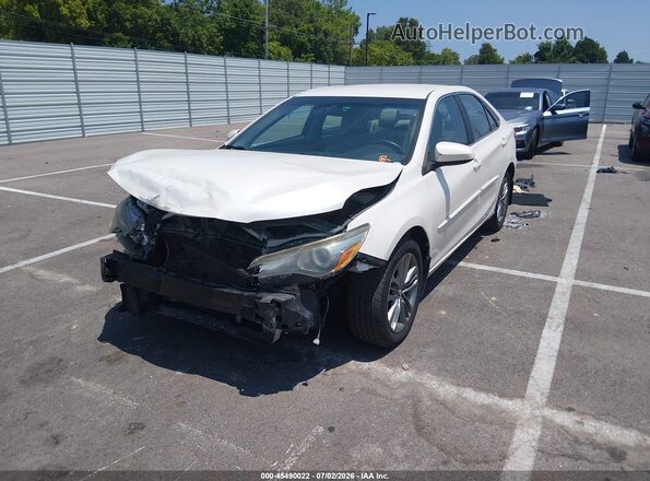 4T1BF1FK1GU136173 2016 TOYOTA CAMRY White Դիմացի տեսք