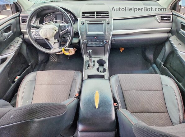 4T1BF1FK1GU192288 2016 TOYOTA CAMRY Black Dashboard view