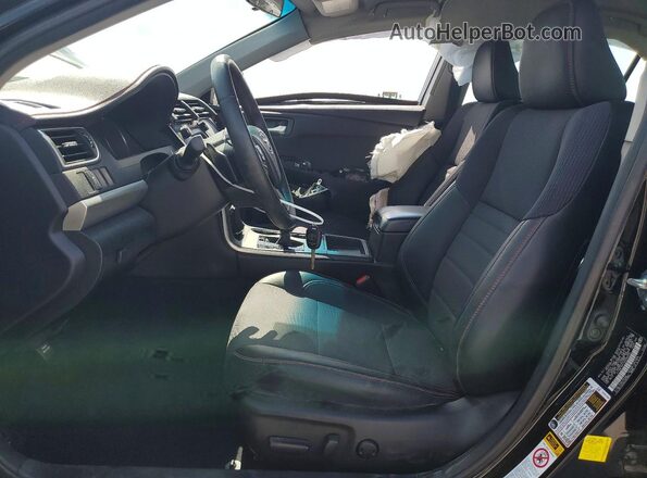 4T1BF1FK1GU200325 2016 TOYOTA CAMRY Black Вид салону спереду