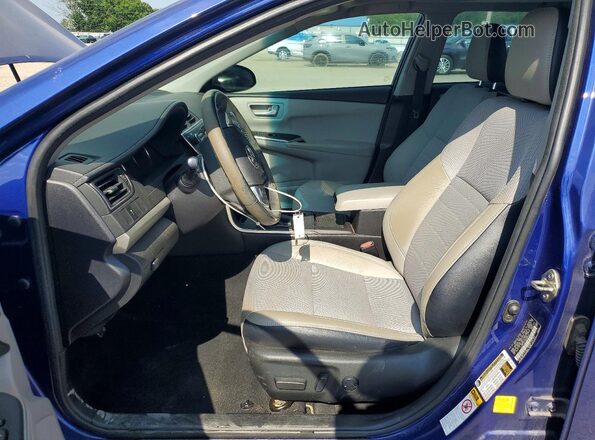 4T1BF1FK1GU596434 2016 TOYOTA CAMRY Blue წინა სალონის ხედი