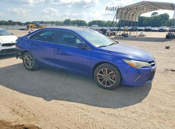 4T1BF1FK1GU596434 2016 TOYOTA CAMRY Blue წინა მარჯვენა