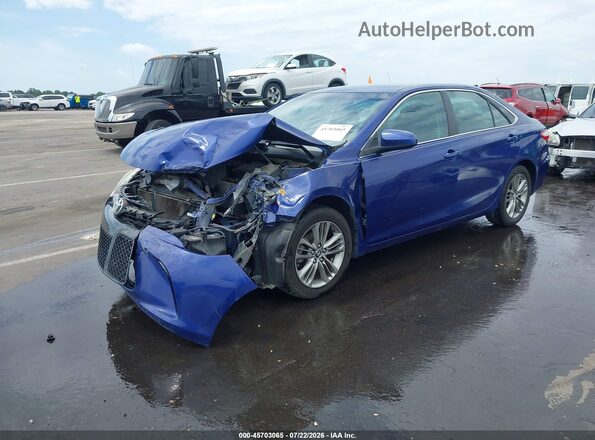 4T1BF1FK1GU600630 2016 TOYOTA CAMRY Blue Front left