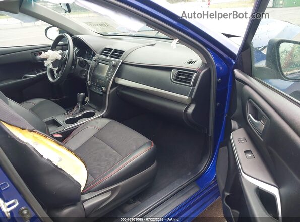 4T1BF1FK1GU600630 2016 TOYOTA CAMRY Blue Front interior view