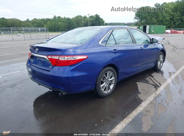 4T1BF1FK1GU600630 2016 TOYOTA CAMRY Blue Rear right