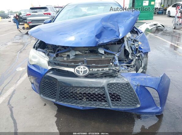 4T1BF1FK1GU600630 2016 TOYOTA CAMRY Blue Front view