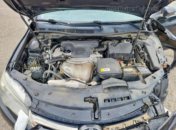 4T1BF1FK1HU626775 2017 TOYOTA CAMRY Black უკანა სალონის ხედი