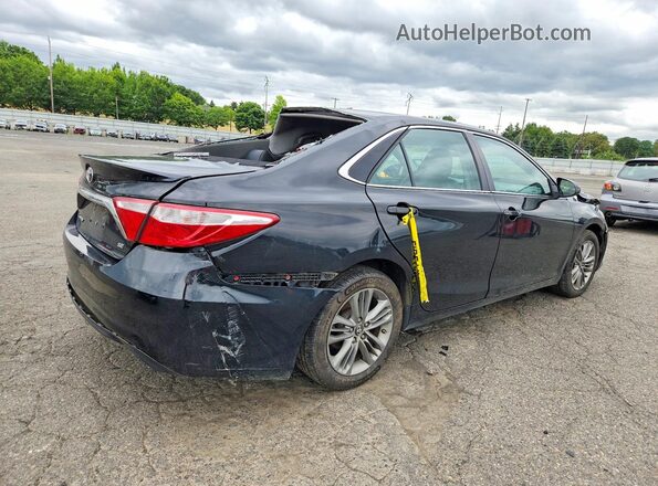 4T1BF1FK1HU626775 2017 TOYOTA CAMRY Black უკანა მარჯვენა