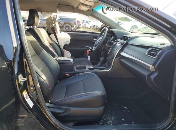 4T1BF1FK1HU809447 2017 TOYOTA CAMRY Black Dashboard view