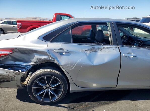 4T1BF1FK2GU121908 2016 TOYOTA CAMRY Silver Rear seats view