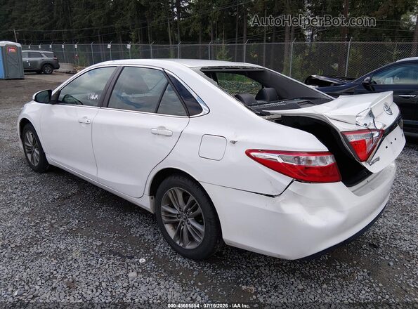 4T1BF1FK2GU163785 2016 TOYOTA CAMRY White Задня ліва чверть