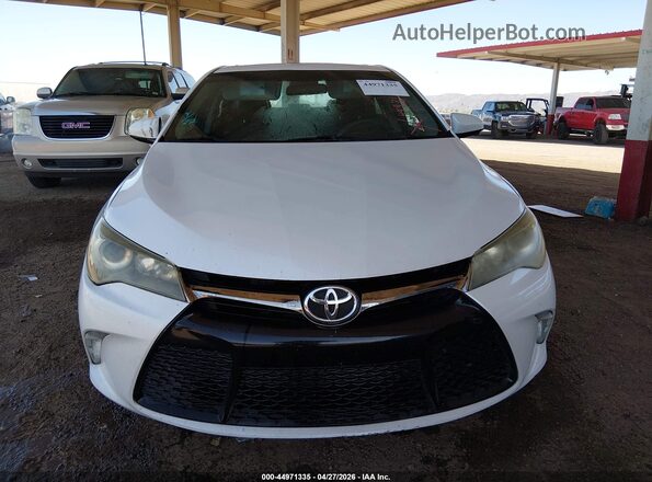 4T1BF1FK2GU163849 2016 TOYOTA CAMRY White Vista del cuadro de instrumentos